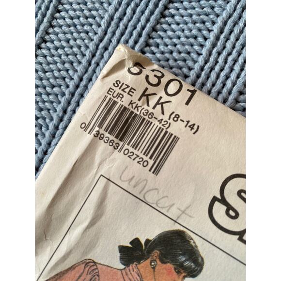 Simplicity 8301 pattern Blouse button down country size 8-14 - Picture 2 of 4